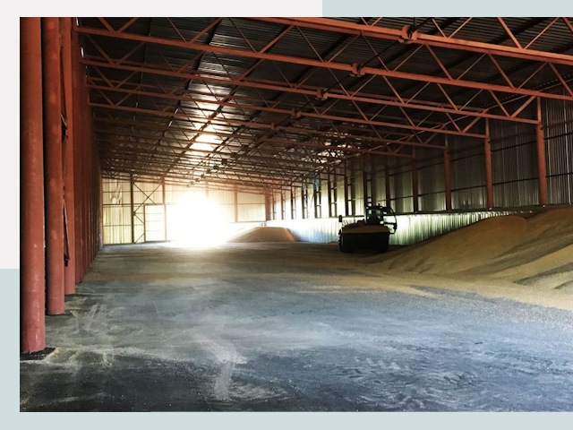 Строительство зернохранилищ в Морозовске