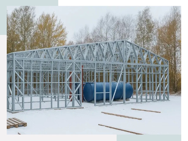 Металлические ангары в Морозовске