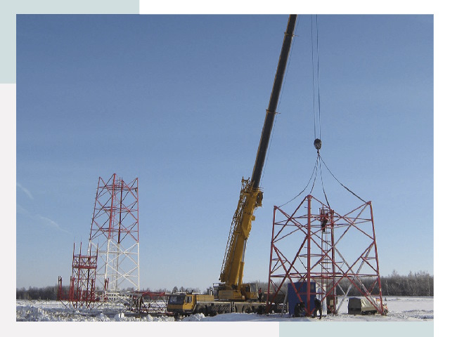 Монтаж вышек связи в Морозовске