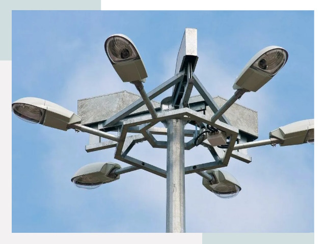 Монтаж осветительных мачт в Морозовске