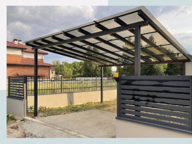 Металлические навесы в Морозовск от 616 руб. за м²